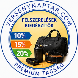 VERSENYNAPTÁR FELSZERELÉSEK-KIEGÉSZÍTŐK